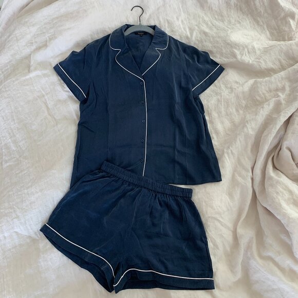 Quince Silk Pajama Set - Picture 1 of 7